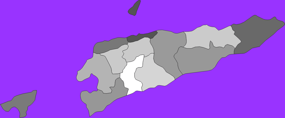 East Timor elevation map
